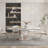 Simple Rectangular Rock Slab Dining Table Sets-102487222