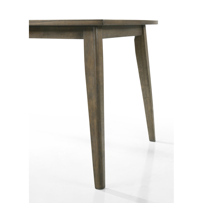 Table de salle à manger rectangulaire rétro avec rallonge Vintage