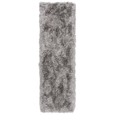 Cimah Shag Hand Tufted Performance Solid Color Rug