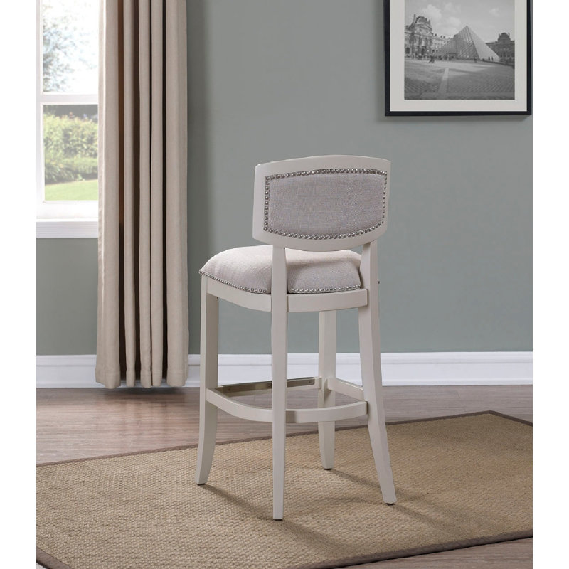 Gerid Upholstered Counter Stool with Solid Wood Frame, Counter Stool (26" Seat Height)
