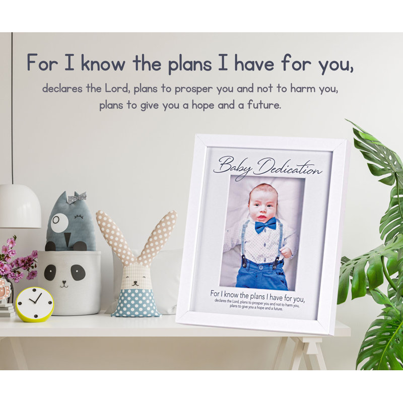 Cadre photo Baby Dedication I Know