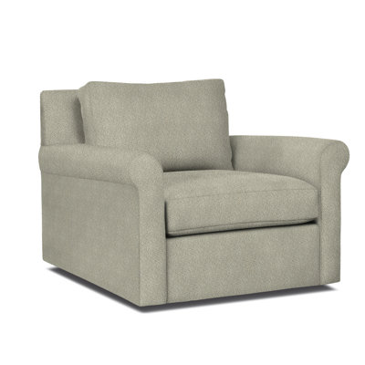 Upholstered Swivel Armchair