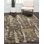 Caitelyn Brown Hand Knotted Wool Contemporary Floral 5' x 8' Area Rug