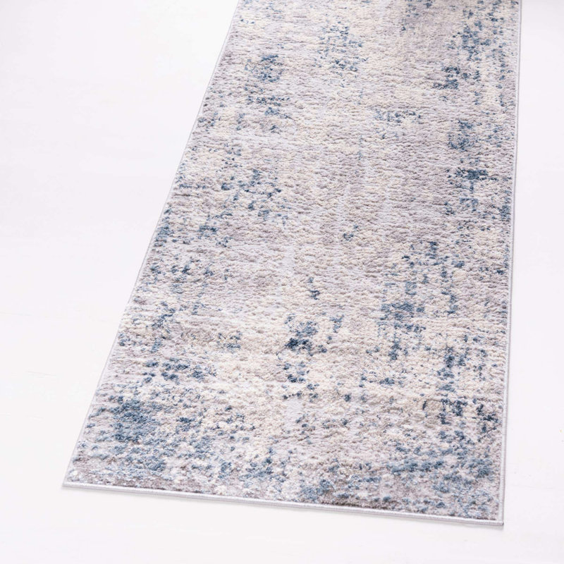 Tapis gris, Tapis de couloir 2 pi 7 po x 10 pi