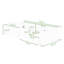 Lit plateforme simple tapissier avec station de charge et garde-corps