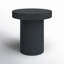 Table d'appoint latérale en bois noir
