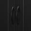 [Vidéo] Armoire de rangement pour salle de bain avec espace de rangement multifonctionnel, tiroir avec glissières, tablette réglable, noir
