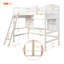 Lit mezzanine simple avec bureau Rossini-1625050293