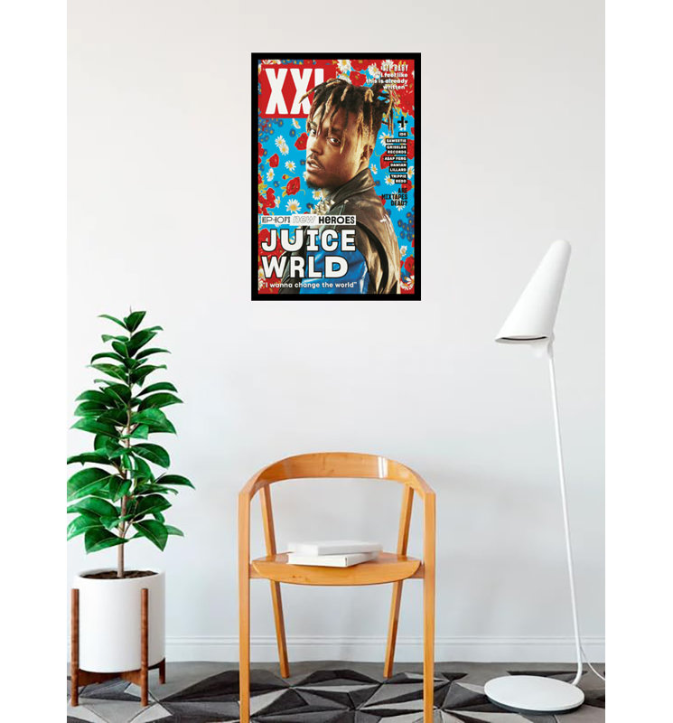 Juice Wrld - XXL change le monde, encadré sur papier affiche