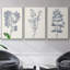 Archipel - ensemble de 3 reproductions de photo sur toile-97757359-97757358
