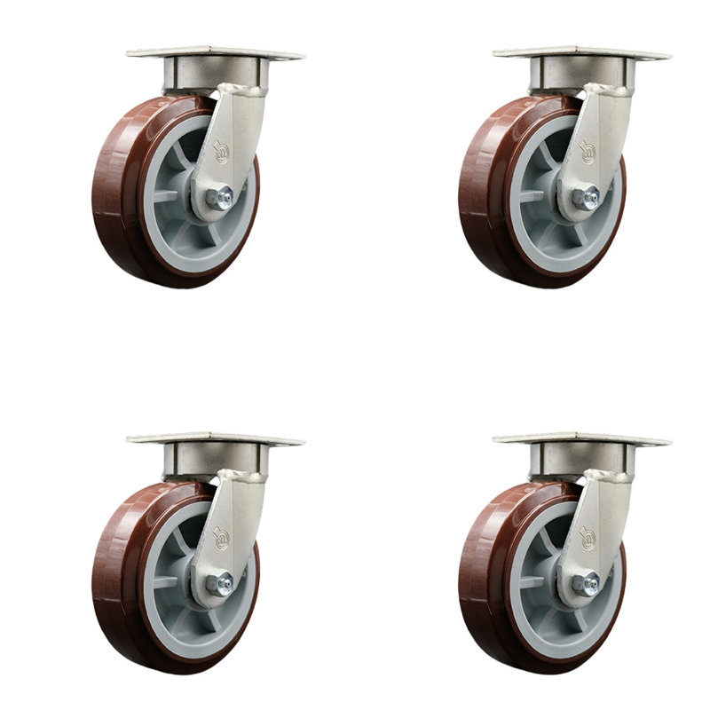 Roulettes pivotantes Kingpinless