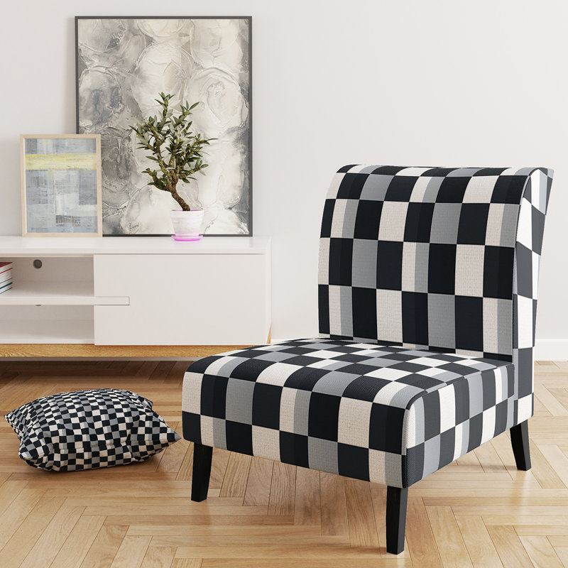 Fauteuil de chambre rembourré Mid-Century