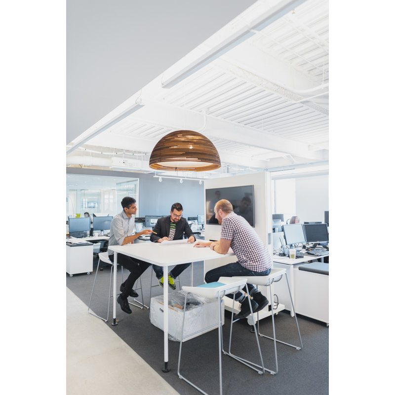 Scraplights Dome Recycled Cardboard Pendant Light, White