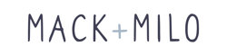 Mack + Milo logo