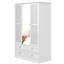 Katalina 3 Door 4 Drawer Wardrobe With Mirror-110824176