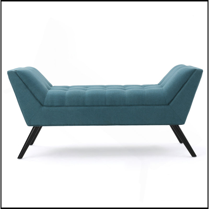 Banc rembourré confortable et élégant en forme de U pour la décoration intérieure, Sarcelle