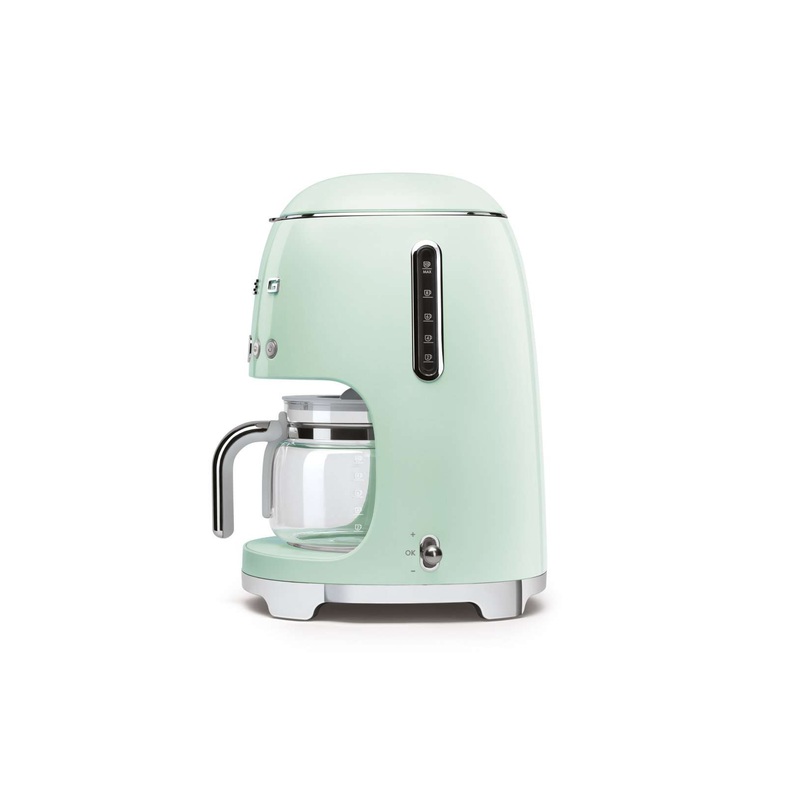 SMEG 50's Retro 10-Cup Drip Coffee Machine, Pastel Green