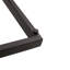Ensemble de 2 chaises noires en polyuréthane