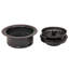 33" Hammered Copper Kitchen Rounded Apron Single Basin Sink with Barrel Strap Design w/ Matching Drain and Accessories