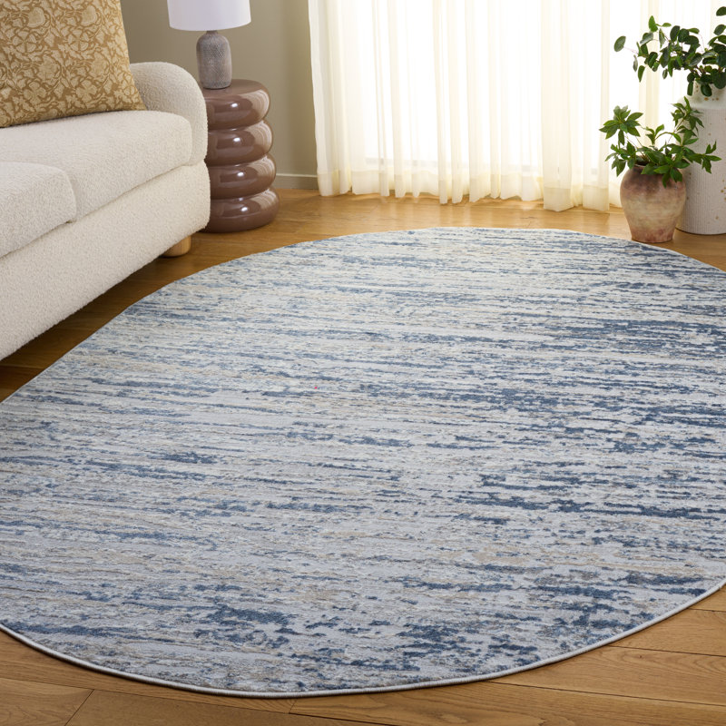 Granada Machine Woven Abstract Area Rug, Oval 6' x 8'