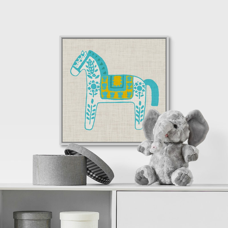 Art sur toile burro ii Silverhill, H 16 po x l 16 po x P 1,75 po, Cadre flottant blanc