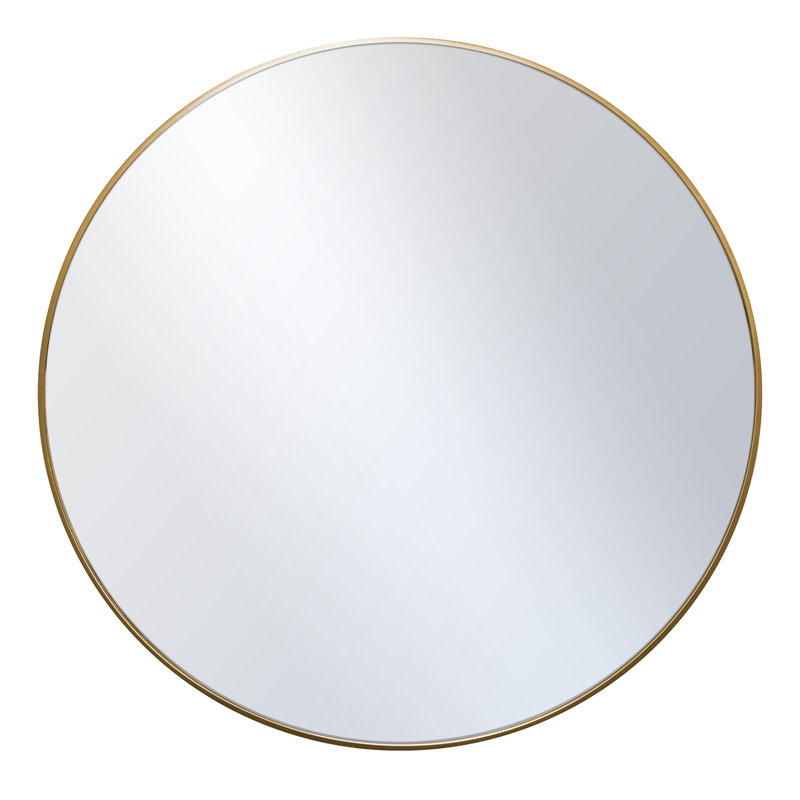 Etty Mirror, 70cm H x 70cm W, Gold