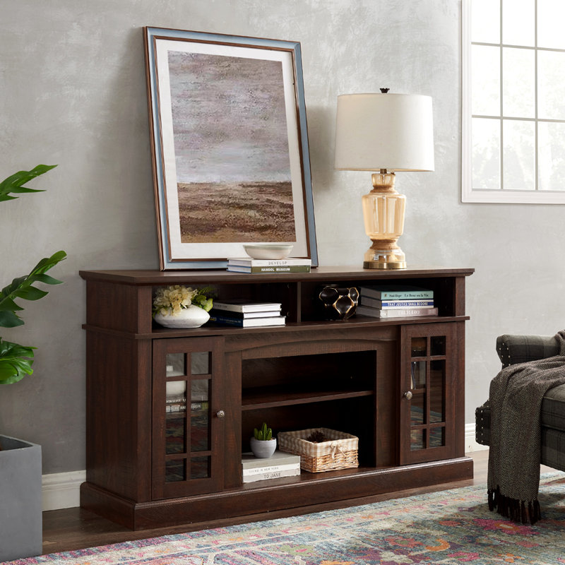 Classic TV Media Stand Modern Entertainment Console For TV Up To 65" With Open And Closed Storage Space,58.25"W*15.75"D*32"H