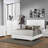 White High Gloss 2-Drawer Nightstand