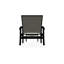 Belle Isle Sling Aluminum Frame Four Position Lay-flat Chaise With Marine Grade Polymer Arm Accent-1356401729-1356401728