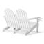 Banc pliant en poly 49 po Adirondack-566337883