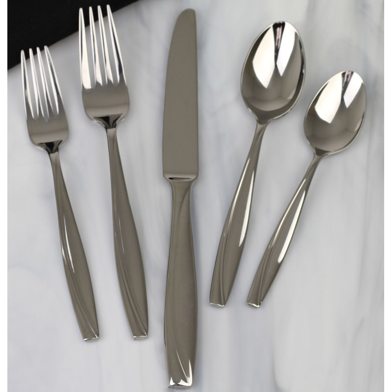 Camlynn Mirror Stainless Steel 20-Piece Flatware Set, Service for 4