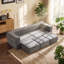 Canapé-lit modulaire en chenille sans accoudoirs l 79,14 po x P 29,72 po x H FY Home