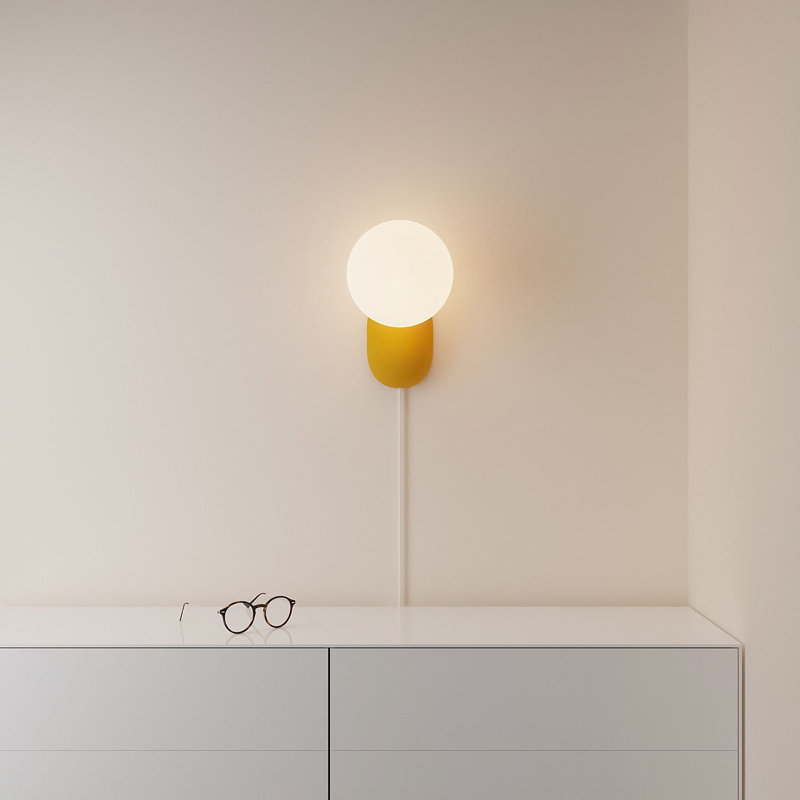 Cantilever Wall Light, Mustard