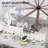 84 Inch Industrial DC Motor Ceiling Fan, Large Ceiling Fan With 8 Reversible Blades, 3 Downrods, 6-Speed Remote Control, Home Or Commercial Ceiling Fans For Porch/Garage/Shop, Black-1347067543