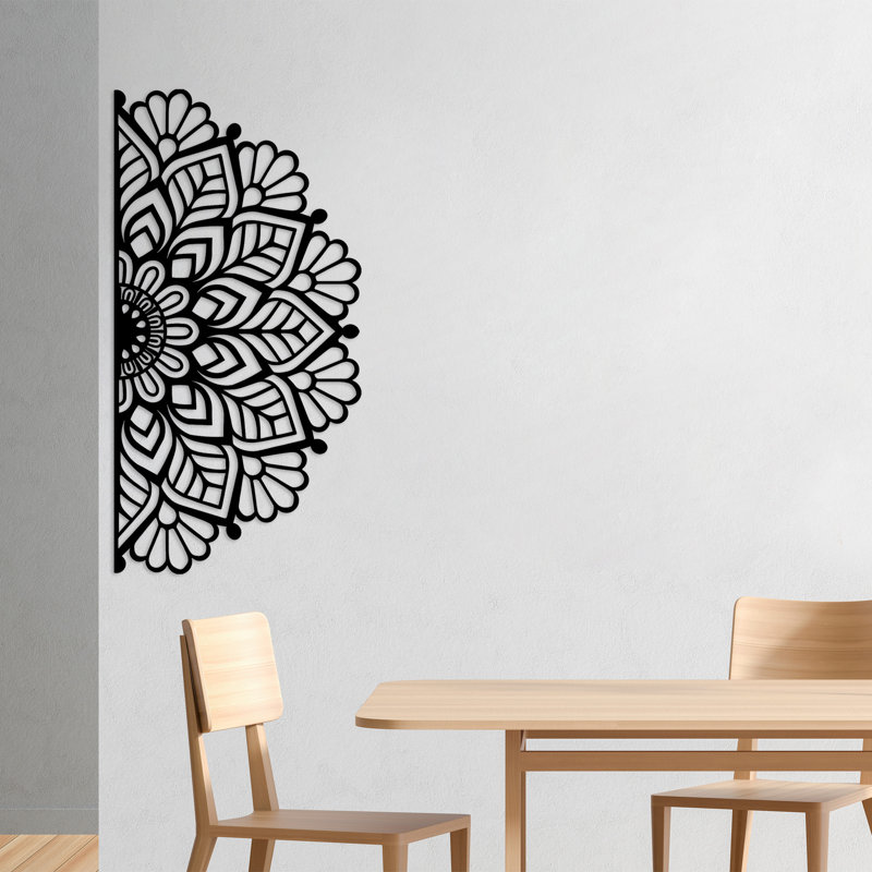 Hanah Home Wall Décor, Black, 117cm H x 59cm W x 0.15cm D