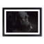 Black Labrador Retriever in Abstract - Picture Frame Graphic Art Print-55686482-55686481