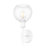 Aamin 1-Light Wall Sconce With Clear Glass-445357285