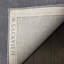 Tapis gris foncé / argent en laine touffeté à la main Amier-19664710