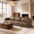 Beryl 90.74'' W 3 - Piece Modern Modular Full Grain Leather Sofa