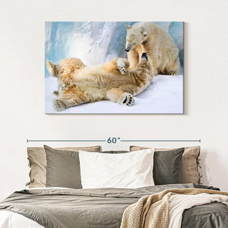 Brampt Polar Bears, 32" H x 48" W