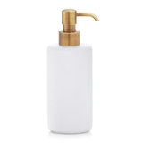 Domus White Matte Soap / Lotion Dispenser