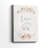 Floral Love -Gallery Wrapped Cavas