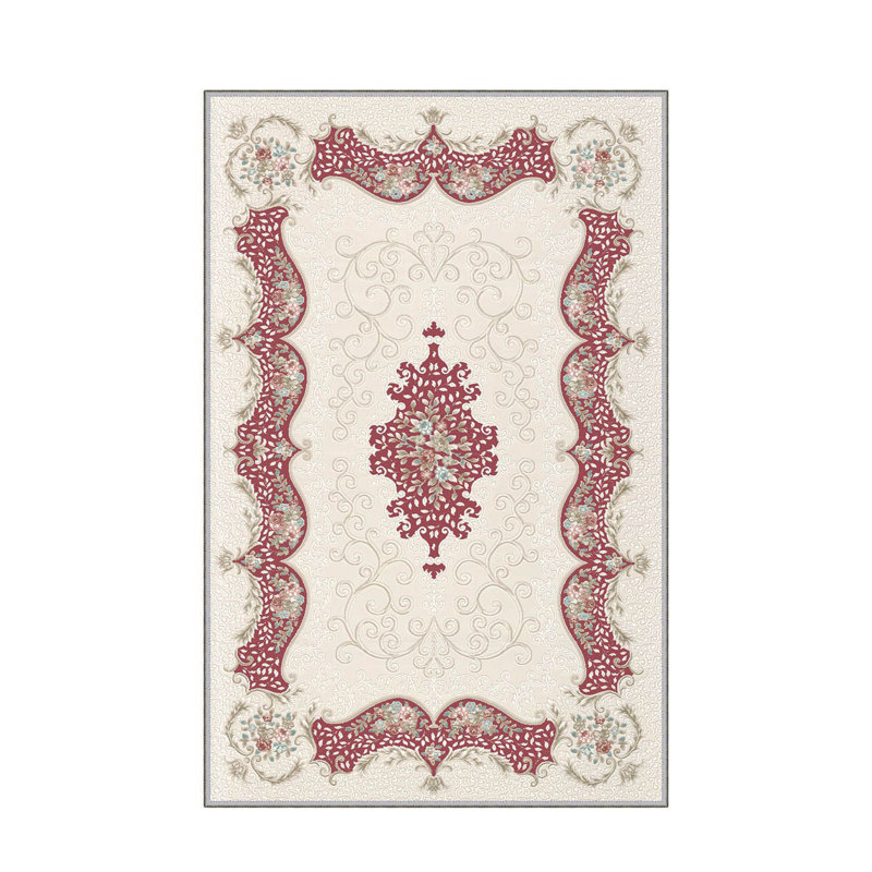 Stylish Woven Carpet, 31.5 x 47.2 inches | 100% Polyester, Pile Height: 0.04 inches, Total Height: 0.31 inches | Antibacterial, Non-Slip PVC Felt Underside | Machine Washable, Perfect for Living Room & Bedroom Decor
