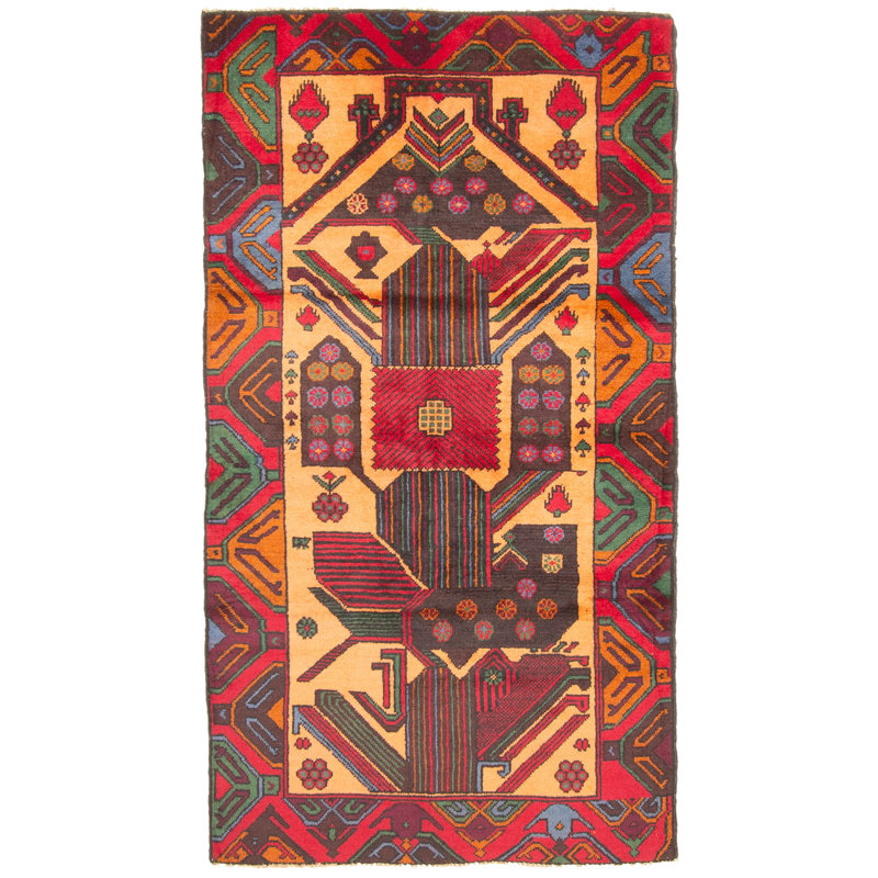 Teimani Brown Rug 3'5" x 6'1"
