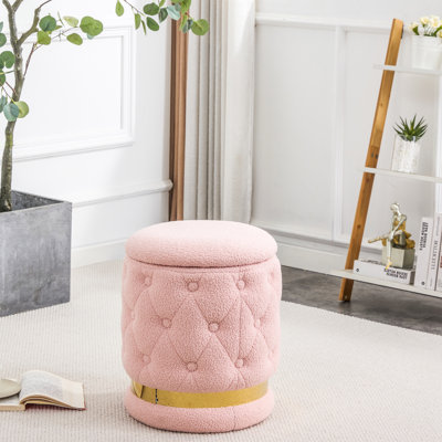 Pelia Solid Wood Accent Stool