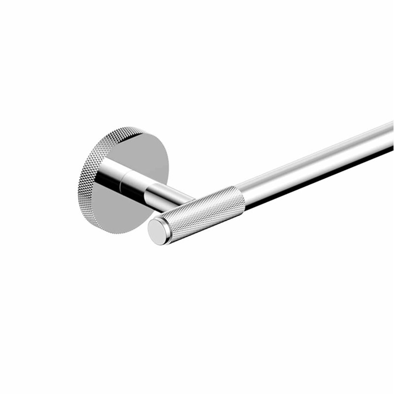 Barre à serviettes murale 25,7 po Klass, Chrome poli, H 2,1 po x L 25,7 po x P 2,7 po