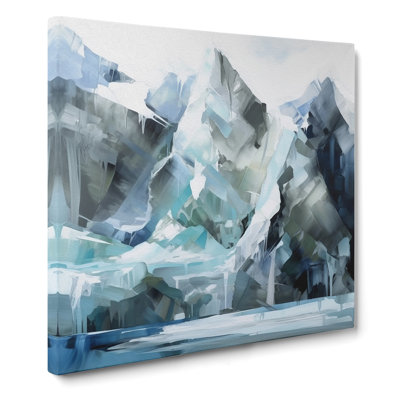 Glacier Gestural No.4 - No Frame Print
