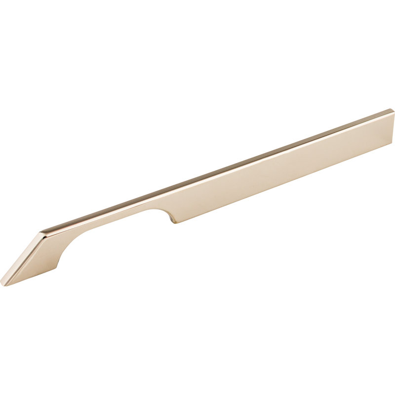 Tapered 5" Center to Center Bar pull, Black, 12" Center to Center