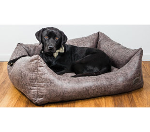 Faux Leather Pet Bed