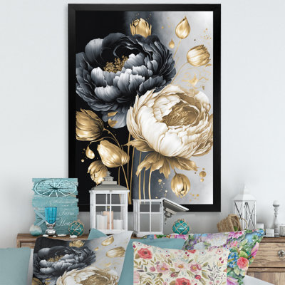 Aquarelles noires et blanches IV - aquarelles noires et blanches IV - reproduction sur toile